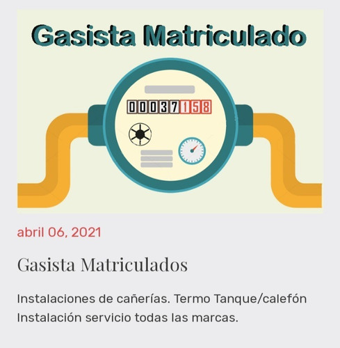  Prueba De Hermeticidad Gas 16mil Xdto Matriculado /metrogas