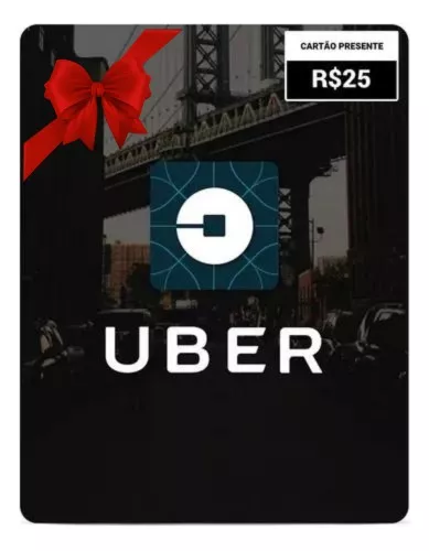 Gift Card Uber 25 reais - Envio Digital - Gift Card Online