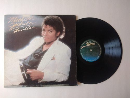 Vinilo Michael Jackson Lp Thriller De Época 1982  Vg+