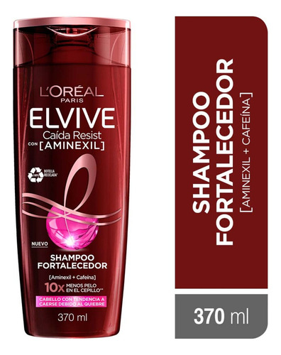 Shampoo Fortalecedor L'oréal Paris Elvive Caída Resist Amine