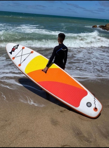 Tabla Stand Up Paddle Sup Remo Bolso Inflador 320 Cm Redfish Color Naranja Claro