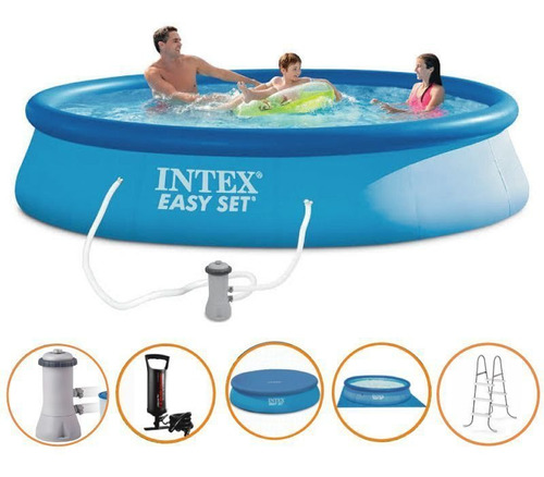 Kit Piscina Inflável Completo Intex 9.792 Litros