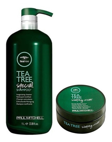 Imagem 1 de 1 de Paul Mitchell Tea Tree Shaping Cream 85g & Sh Tea Tree Litro