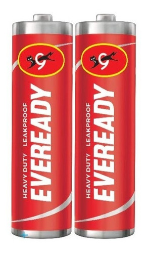 Pilas Eveready Aa Heavy Duty Red Carbon Zinc R6s Tira 24/u