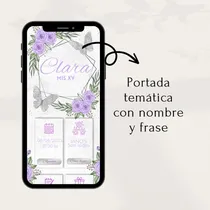 Comprar Invitacion 15 Años Virtual Interactiva Cumpleaños