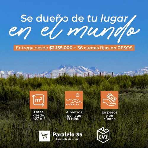 Lote En El Nihuil - Loteo Paralelo 35 - Lotes Desde 875 M2