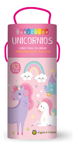 Tubicolor Unicornios - Libro + Mega Rompecabezas + Alcancía