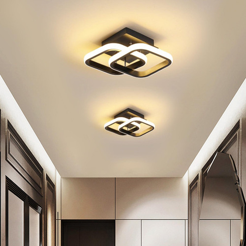 Zy 2x Lámpara De Techo Led, Lámpara De Techo Moderna,