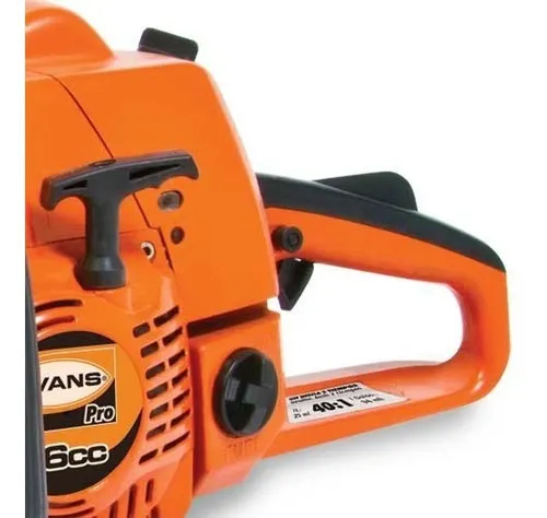 Motosierra Prof Evans Barra 25 Motor 2t 65cc Antivibratoria