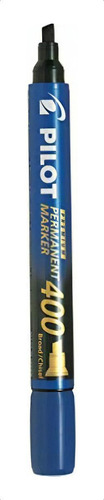 Pilot Marcador Permanente Sca400, Tinta Color Azul, Punta Color Azul