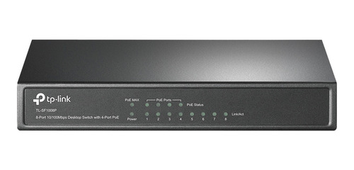 Switch Poe No Administrable Escritorio 8 Puertos 10100 Mbps
