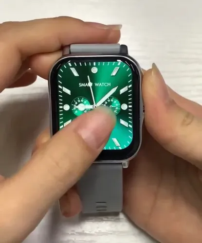 Reloj Inteligente Inalámbrico. Smartwach Múltiples Funciones Negro Liso Negro Negro