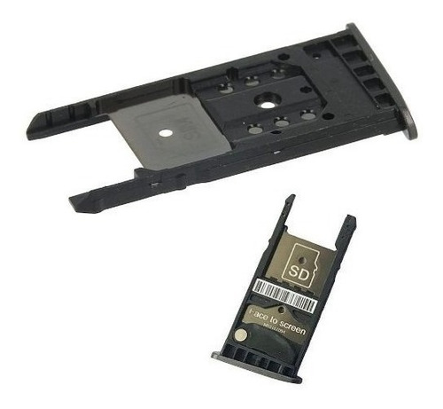 Imagen 2 de 2 de Motorola Moto G5 Bandeja Negro Porta Sim Memoria Sd Chip