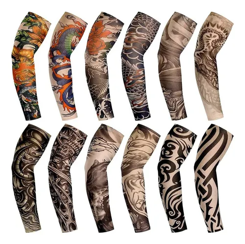 comprar Set De Mangas De Tatuaje De 12 Piezas, Mangas De Protección