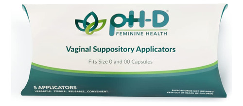 Ph-d - Aplicadores Vaginales De Apoyo A La Salud, 5 Unidades