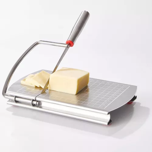  Cortador y cortador de queso, multiusos, de acero