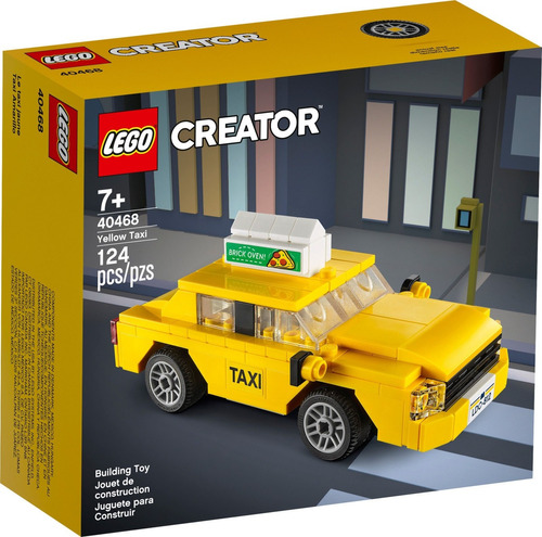 40468 Lego Creator Taxi Amarelo Quantidade De Peças 124