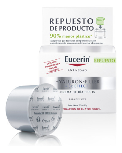 Eucerin Hyaluron Fyller Crema De Dia Refill X 50 Ml  