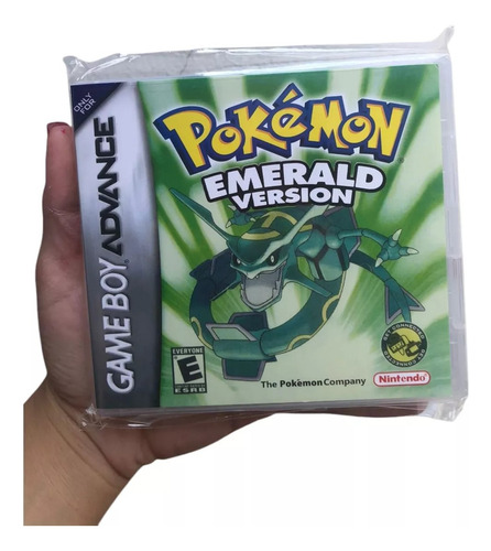 Pokemon Emerald Version Game Boy Advance Com Case