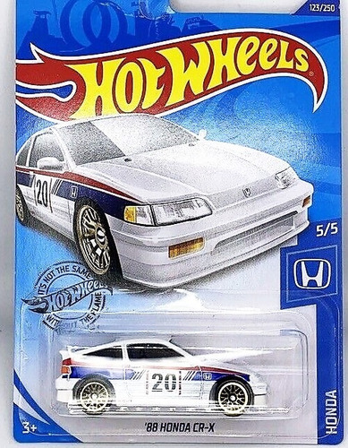 Imagen 1 de 1 de Hotwheels '88 Honda Crx #123 2020