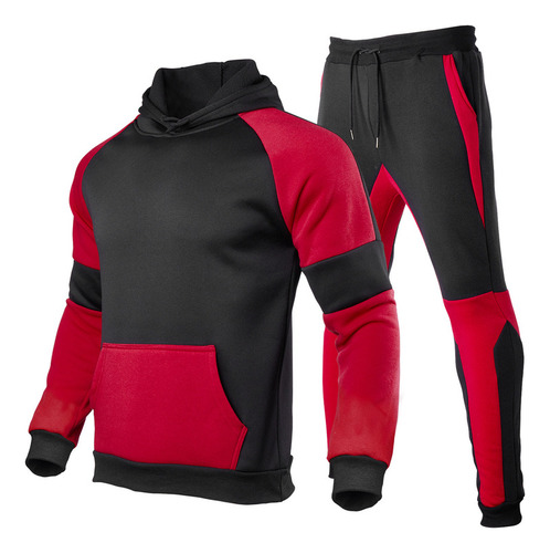 Conjunto Deportivo Colores Contrastantes Sudadera Deportiva
