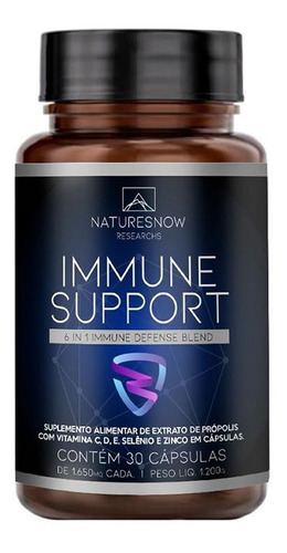 Immune Support 30 Cáps - Natures Now - Sistema Imunologico