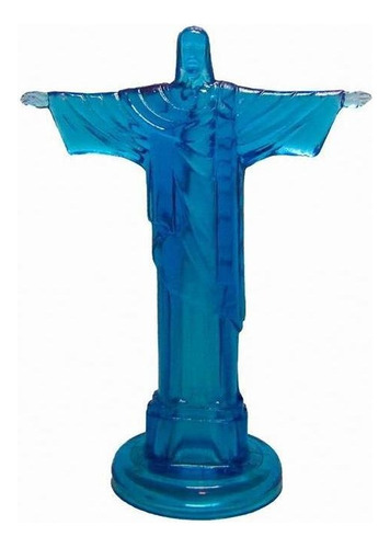 Cristo Redentor Jesus Cristo Rio De Janeiro Colorido Azul