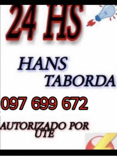 Electricista Ute Urgencias 24 Horas 097699672