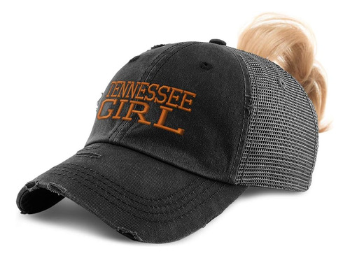 Gorra De Cola De Caballo Para Mujer Tennessee Girl Estados U