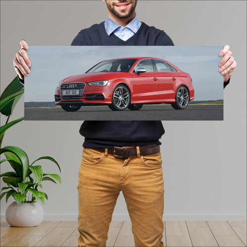 Cuadro 30x80cm Auto 2013 Audi S3 Saloon Uk 26986 855