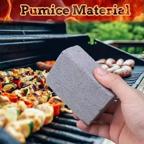Grill Clean Brick Griddle Grill Clean Stone Bbq Scraper Remo