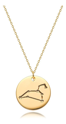Collar Moneda Del Zodiaco Constelacion Leo Julio Agosto