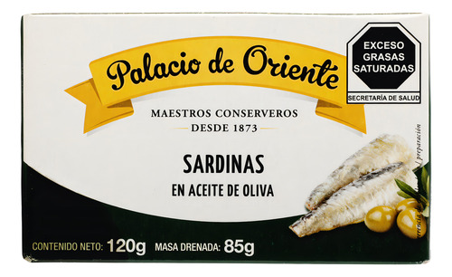 Sardina Palacio de Oriente en Aceite de Oliva de 120g