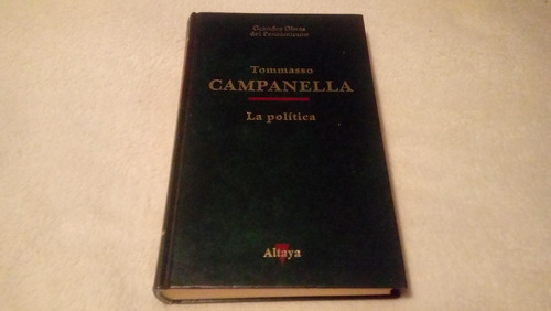 Tommasso Campanella - La Política (impecable, Como Nuevo)