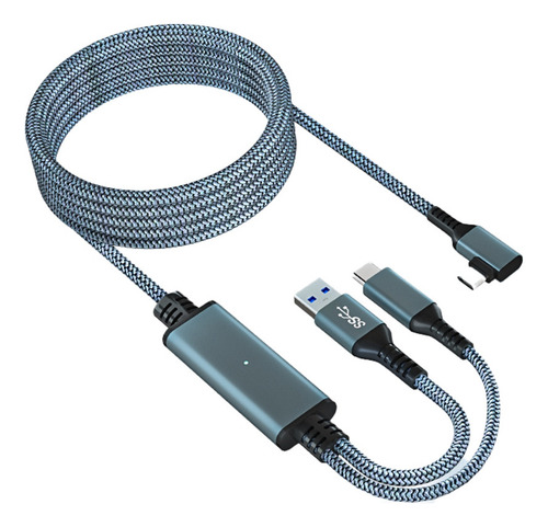 Zy For Meta/quest 3 Link Cable, Cable De Datos Vr De 5 M,