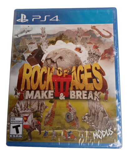 Rock Of Ages Iii Make And Break Playstation 4 Nuevo Sellado