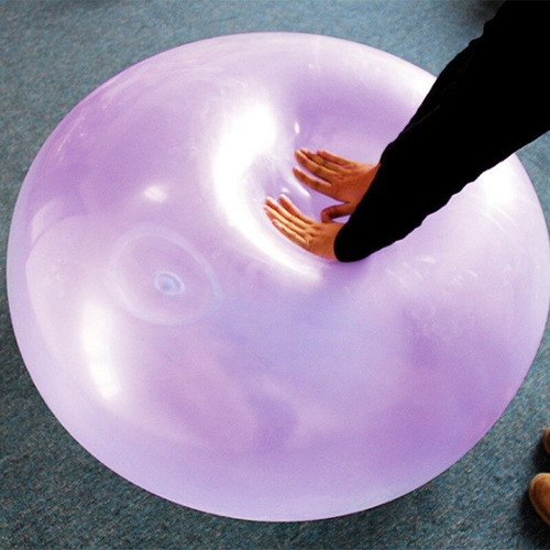 Bubble Globo Hinchable Divertido Juguete Bola Púrpura Pequeñ 