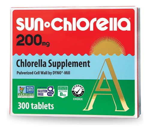 Sun Chlorella Suplemento Superalimentario De Algas Verdes De