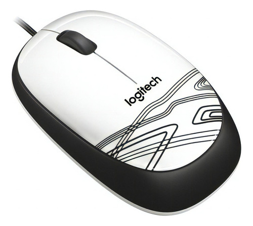 Mouse Logitech M105 Usb Diseño Blanco Ambidiestro