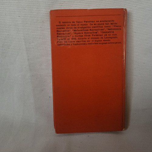 Imagen 3 de 10 de Algebra Recreativa Yakov Perelman Mir Moscu 1978 Tapa Dura
