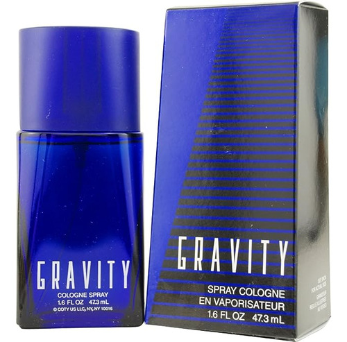 Gravity By Coty For Men. Cologne Spray 1.6 Oz.