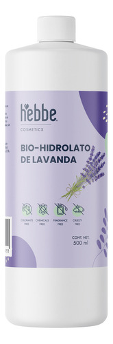 Tonico Facial Hidrolato Destilado Acuoso De Lavanda 500ml Tipo de piel Mixta