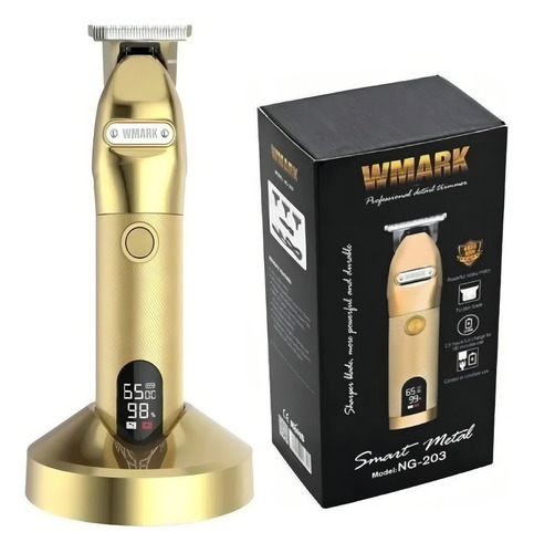 Maquina Acabamento Wmark Ng203 Gold Profissional Display Lcd Cor Dourado 110v/220v