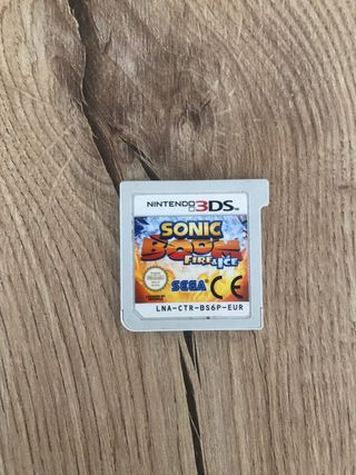 Sonic Boom Fire & Ice Nintendo 3ds