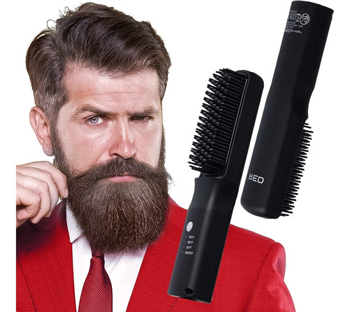 Red By Kiss Electric Brush, Straightener, For Hair And Beard