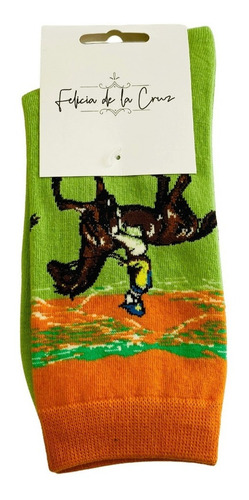 Calcetines Con Diseño - Modelo: Jugador De Polo - Talla Únic