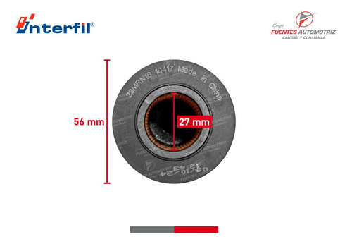 Filtro Aceite Para Chevreolet Sonic 1.6 L4 2016 2017