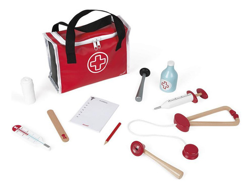 Estuche para botiquín médico de 11 piezas - Janod