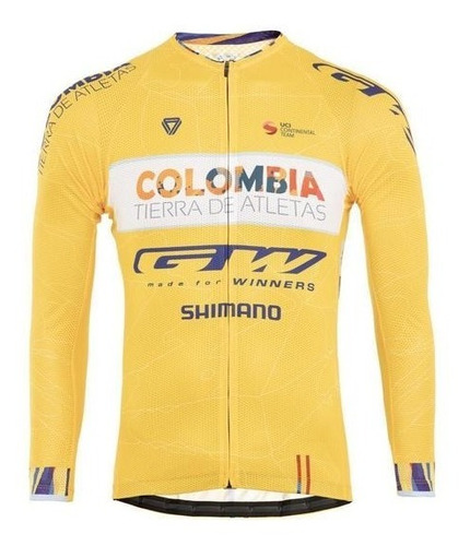 Camiseta Ciclismo Jersey Team Gw Colombia Tierra De Atletas 