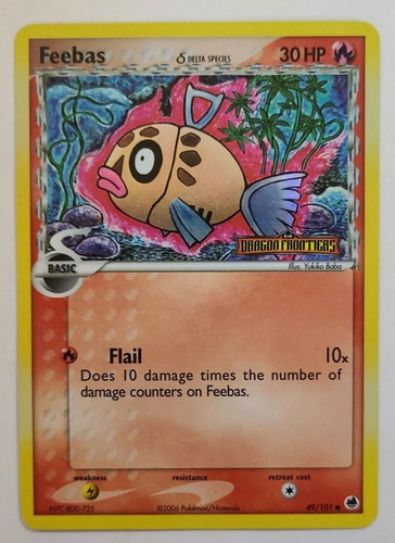 Cartas Pokemon Feebas Holo Delta Species